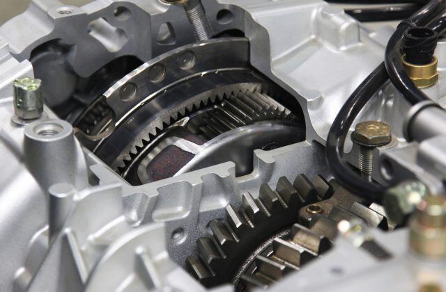 gears inside of a truck engine for automotive calibration